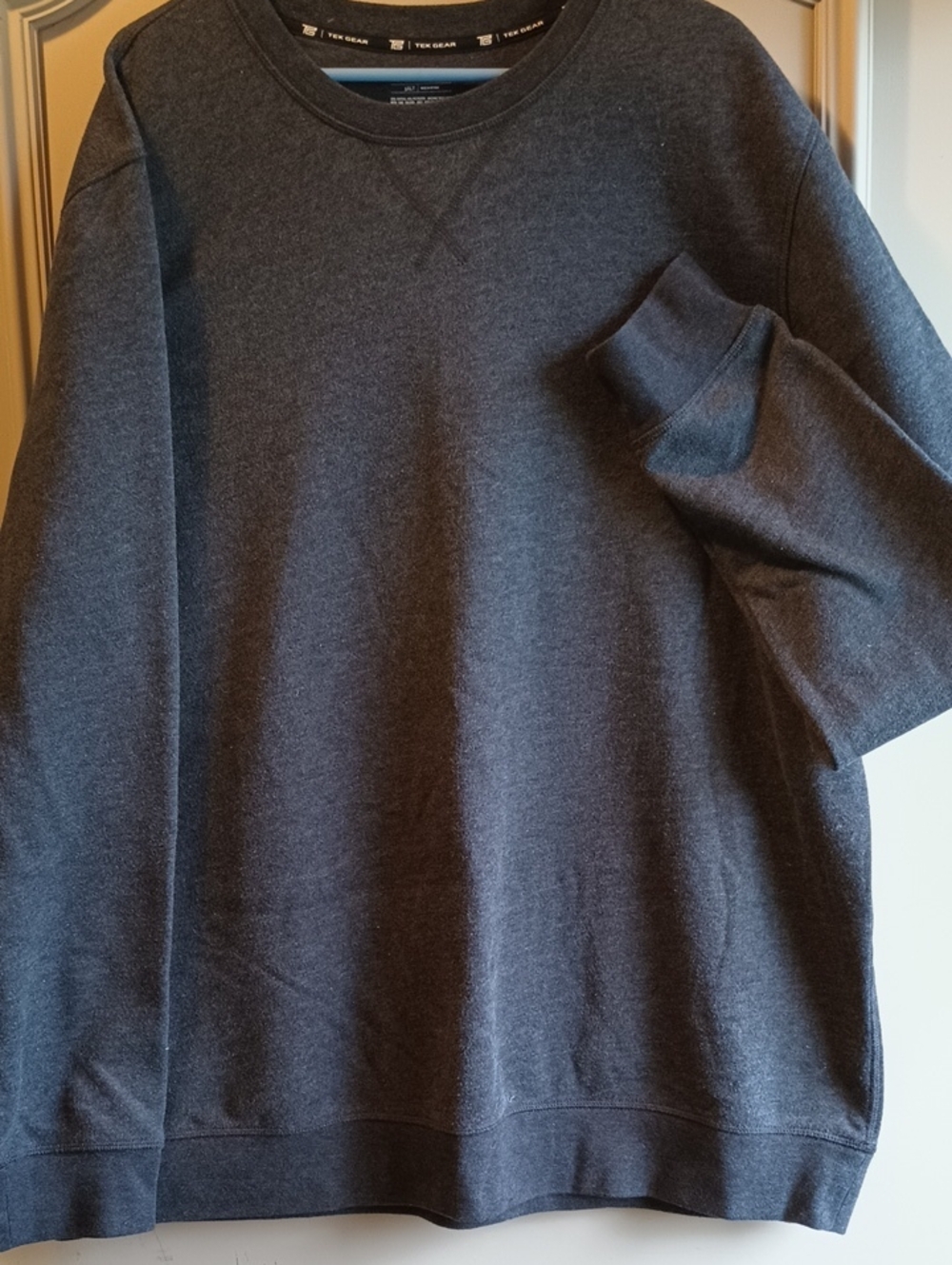 Tek Gear Dark Heather Gray Crew neck Sweater Size 3XLT